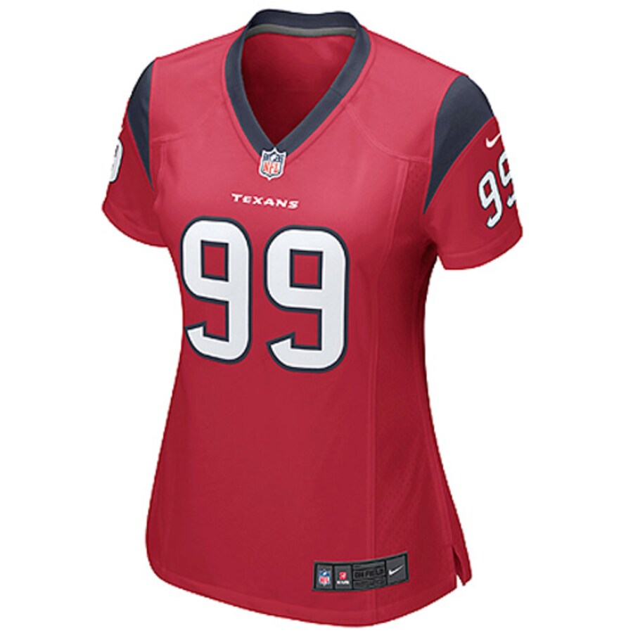Jj Watt Houston Texans Nike Womens Game Jersey Red