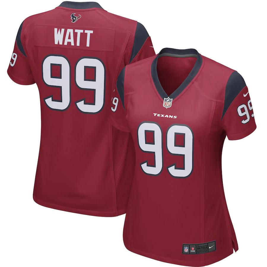 Jj Watt Houston Texans Nike Womens Player Game Jersey Red