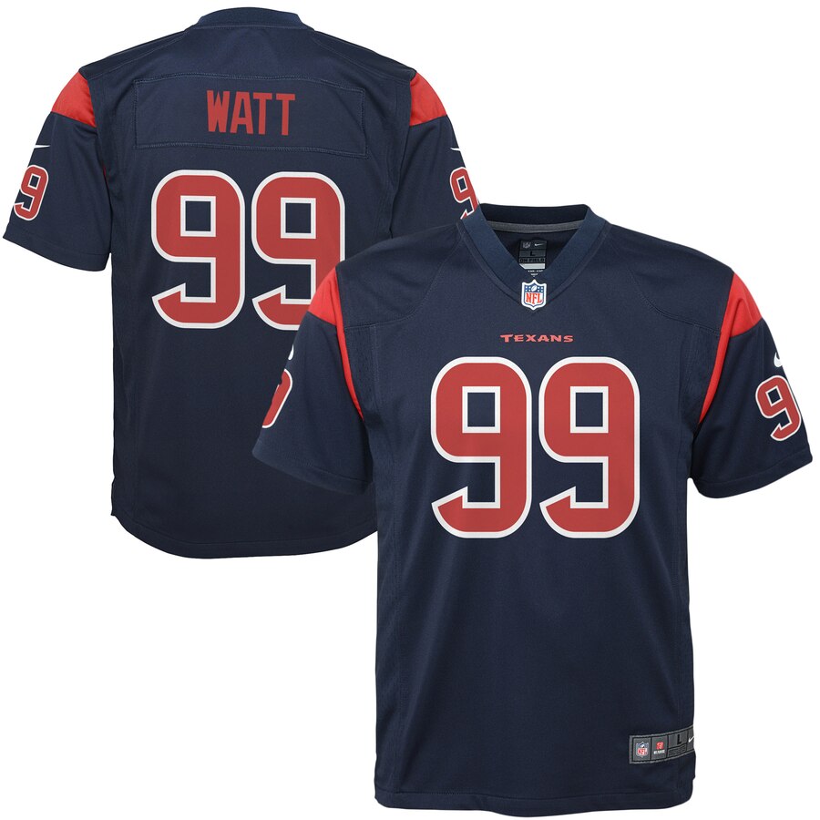 Jj Watt Houston Texans Nike Youth Color Rush Game Jersey Navy