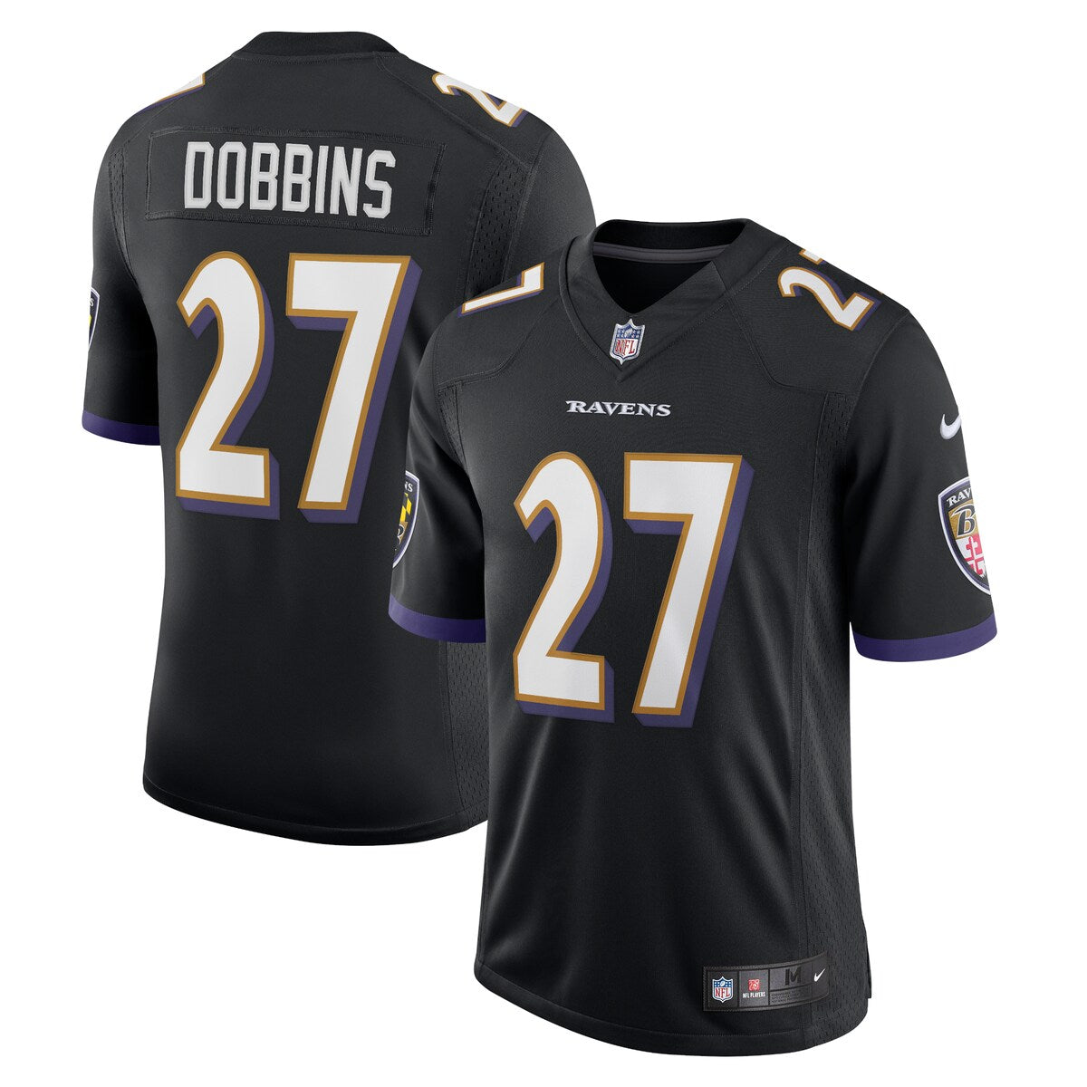 Jk Dobbins Baltimore Ravens Nike Vapor Limited Jersey Black