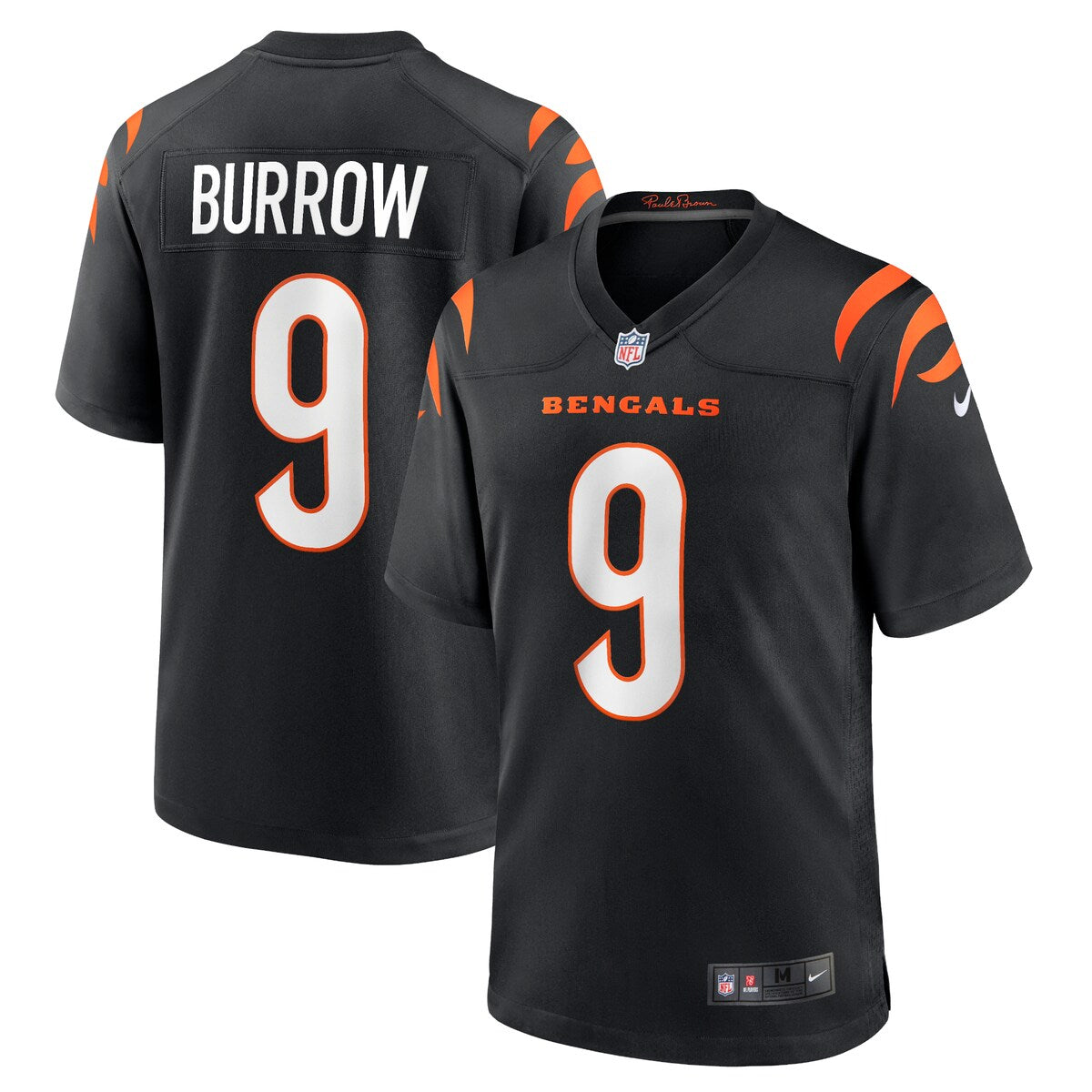 Joe Burrow Cincinnati Bengals Nike Game Jersey Black