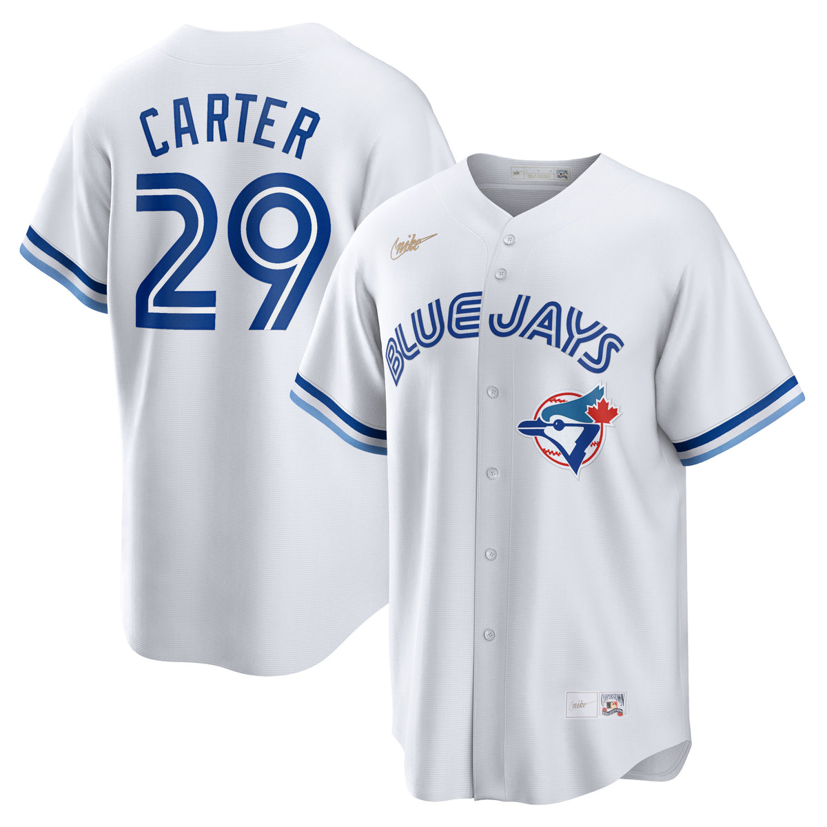 Joe Carter Toronto Blue Jays Nike Home Cooperstown Collection Player Jersey White