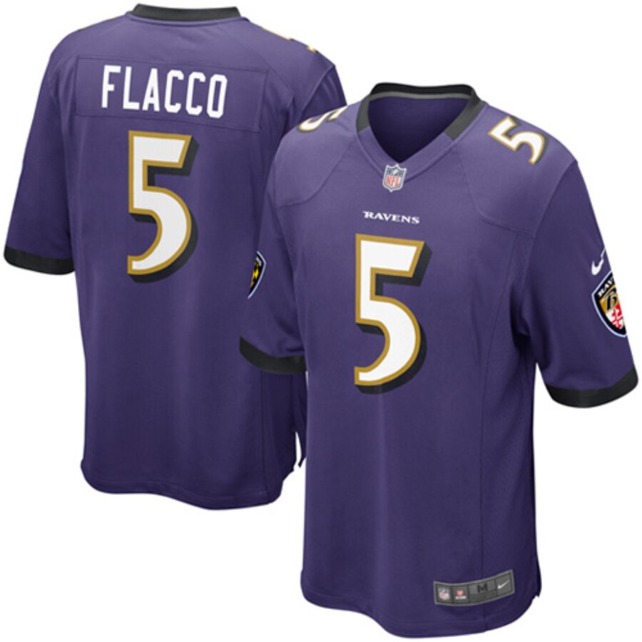 Joe Flacco Baltimore Ravens Nike Game Jersey Purple