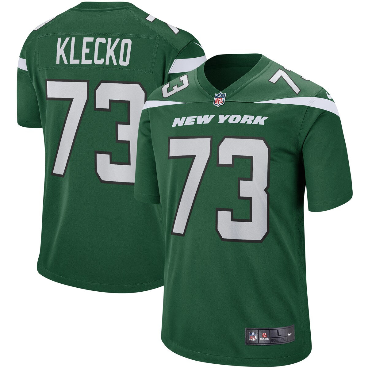 Joe Klecko New York Jets Nike Game Retired Player Jersey Gotham Green