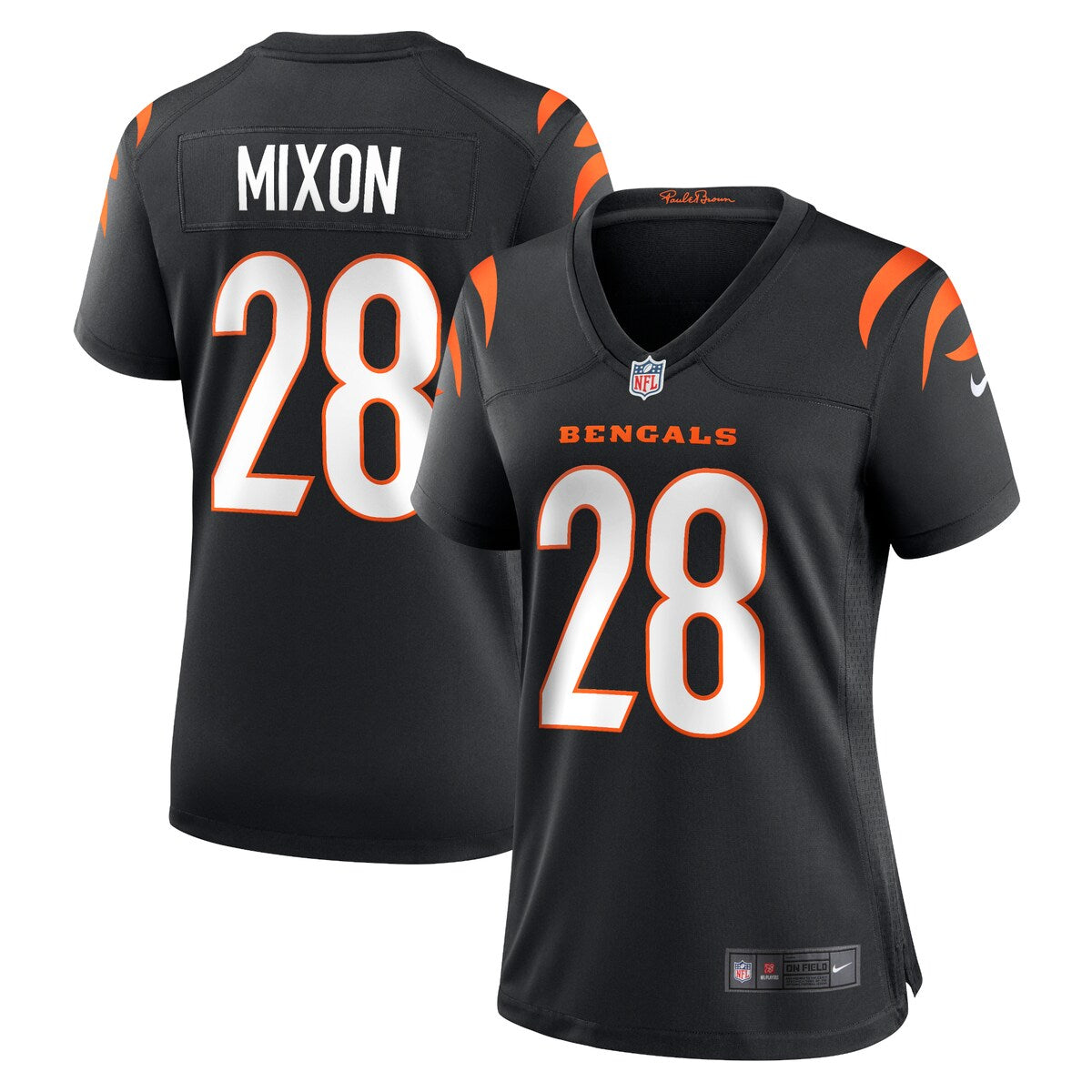Joe Mixon Cincinnati Bengals Womens Nike Game Jersey Black