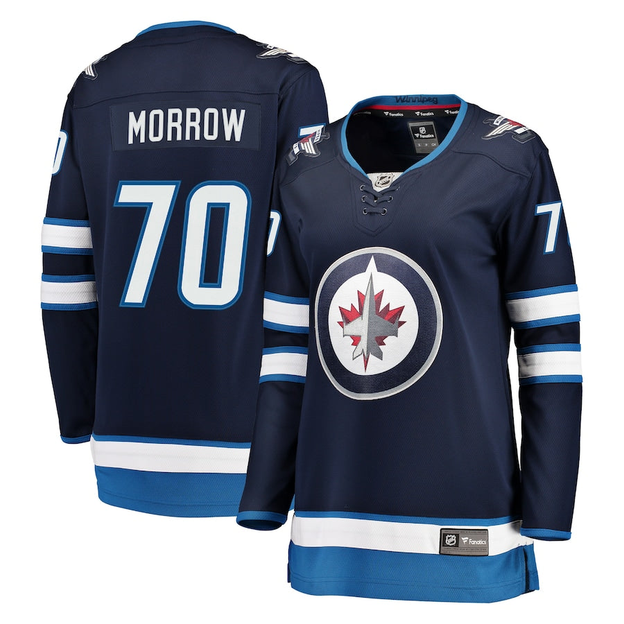 Joe Morrow Winnipeg Jets Fanatics Branded Womens Breakaway Player Jersey Navy