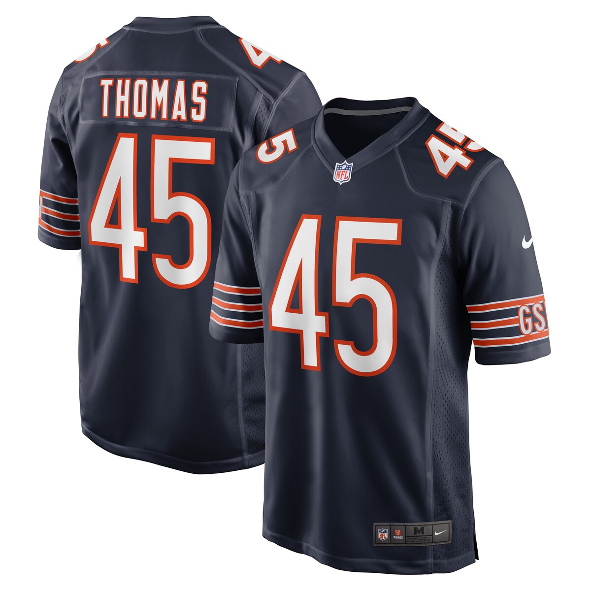 Joe Thomas Chicago Bears Nike Game Player Jersey Navy
