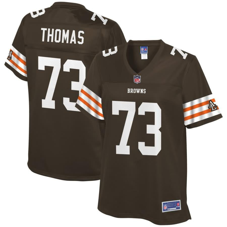 Joe Thomas Cleveland Browns Nfl Pro Line Womens Historic Logo Player Jersey Brown