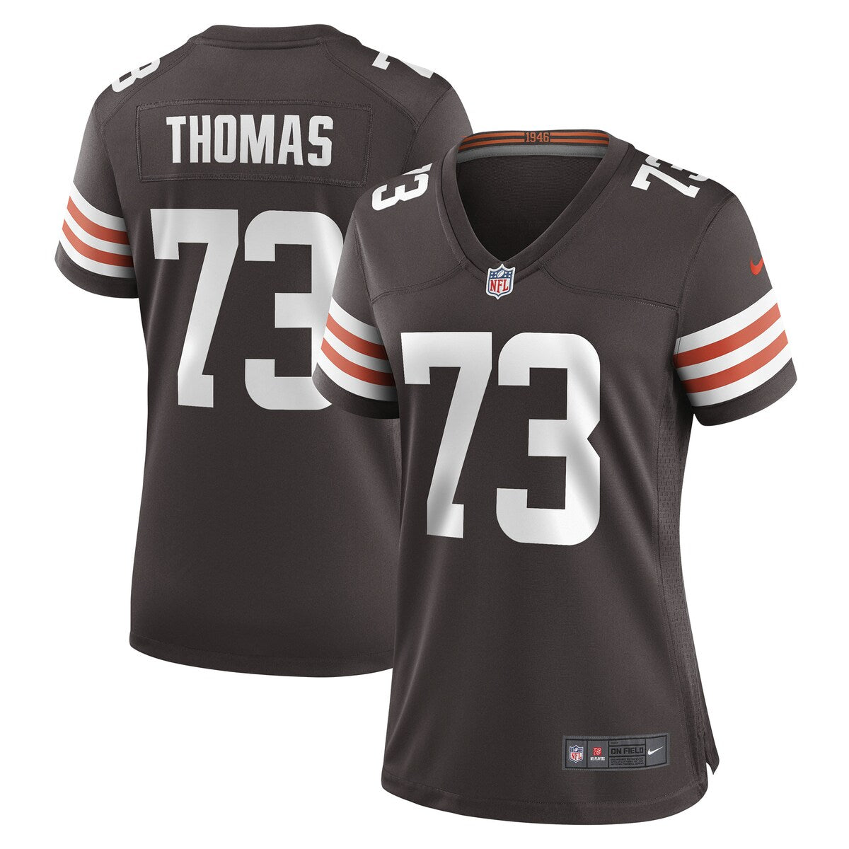 Joe Thomas Cleveland Browns Nike Womens Retired Game Player Jersey Brown