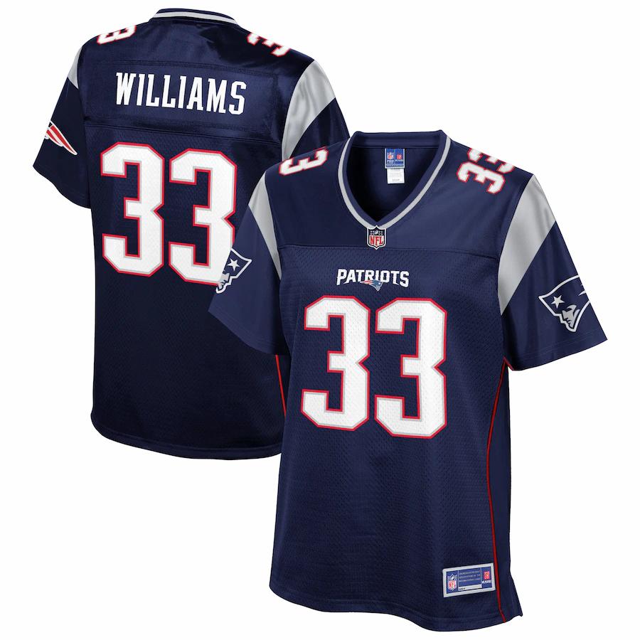 Joejuan Williams New England Patriots Nfl Pro Line Womens Player Jersey Navy