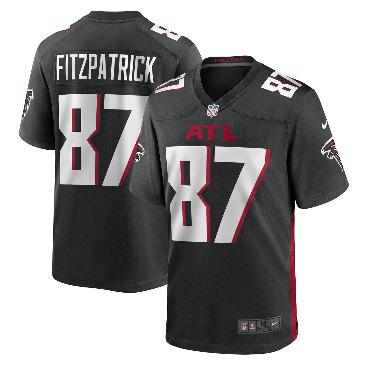 John Fitzpatrick Atlanta Falcons Nike Game Player Jersey Black
