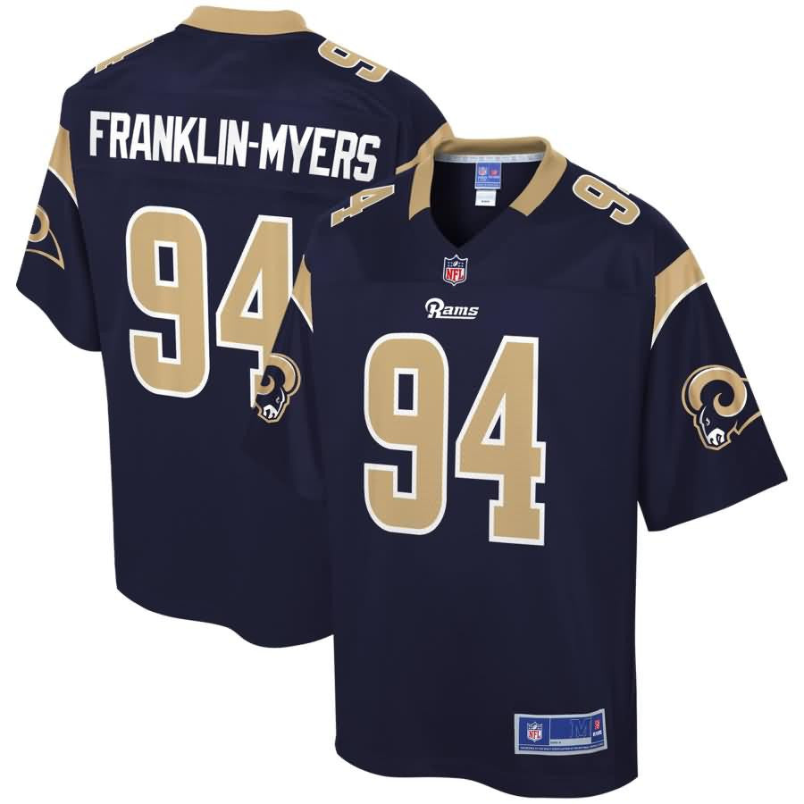 John Franklin myers Los Angeles Rams Nfl Pro Line Youth Player Jersey Navy