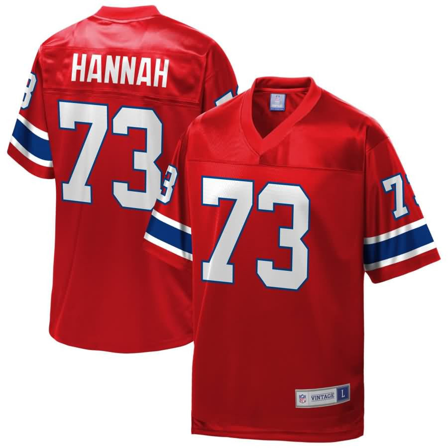 John Hannah New England Patriots Nfl Pro Line Retired Player Replica Jersey Red