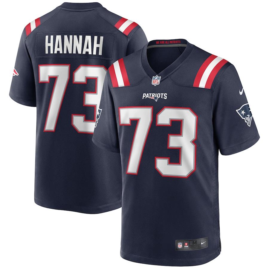 John Hannah New England Patriots Nike Game Retired Player Jersey Navy