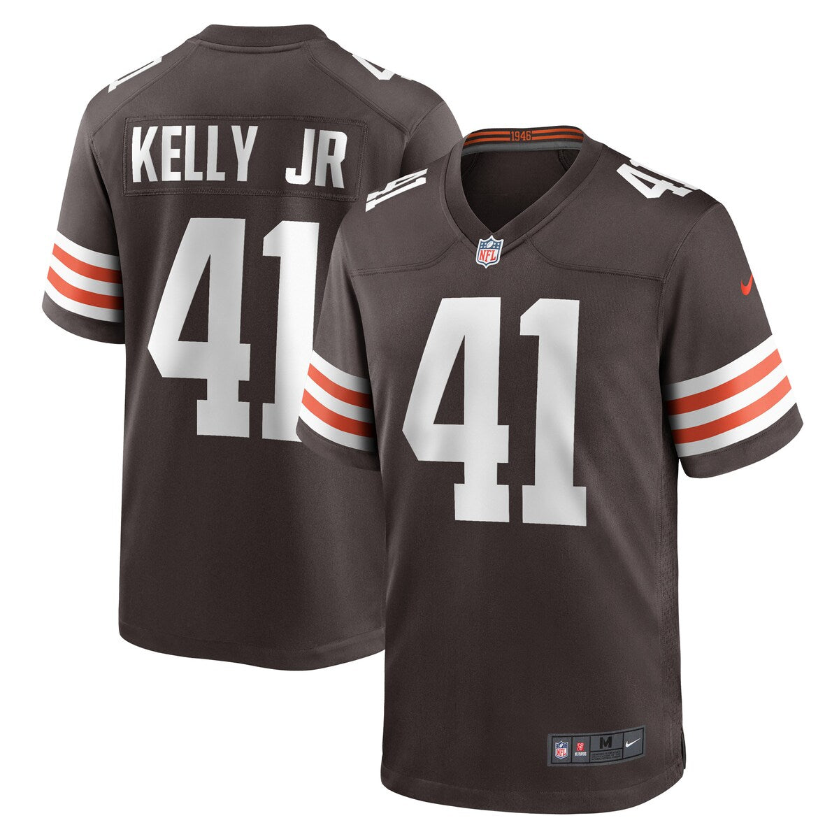John Kelly Jr Cleveland Browns Nike Game Player Jersey Brown
