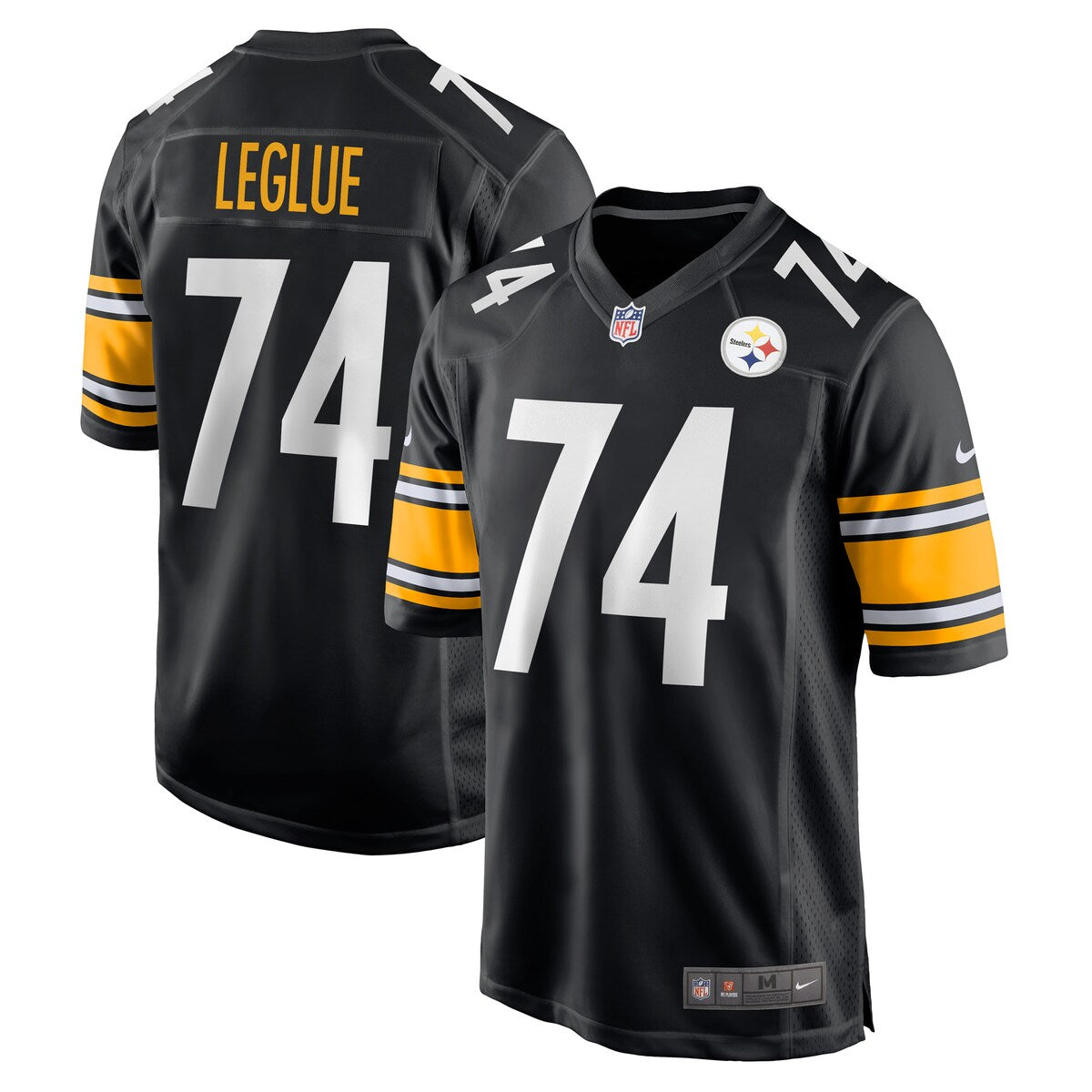 John Leglue Pittsburgh Steelers Nike Game Player Jersey Black