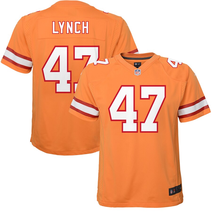 John Lynch Tampa Bay Buccaneers Nike Youth Retired Game Jersey Orange