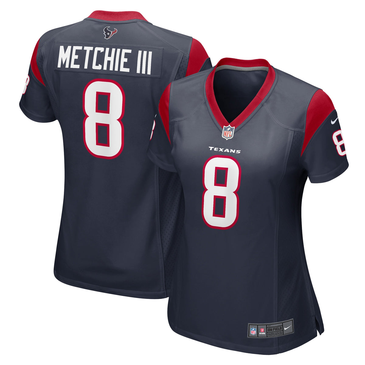 John Metchie Iii Houston Texans Nike Womens Game Player Jersey Navy