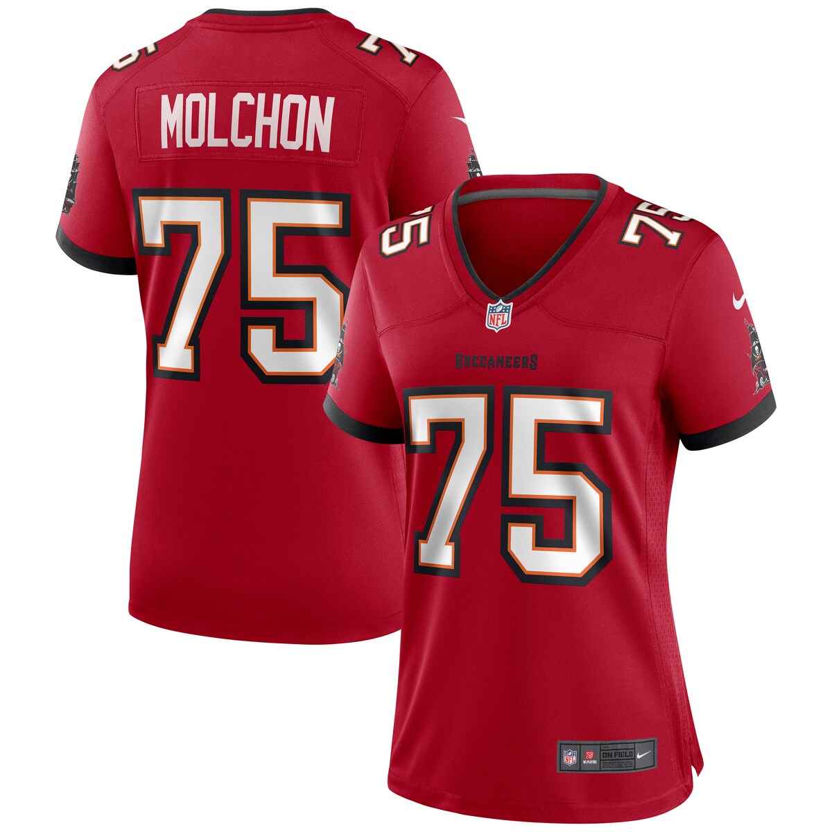 John Molchon Tampa Bay Buccaneers Nike Womens Game Jersey Red