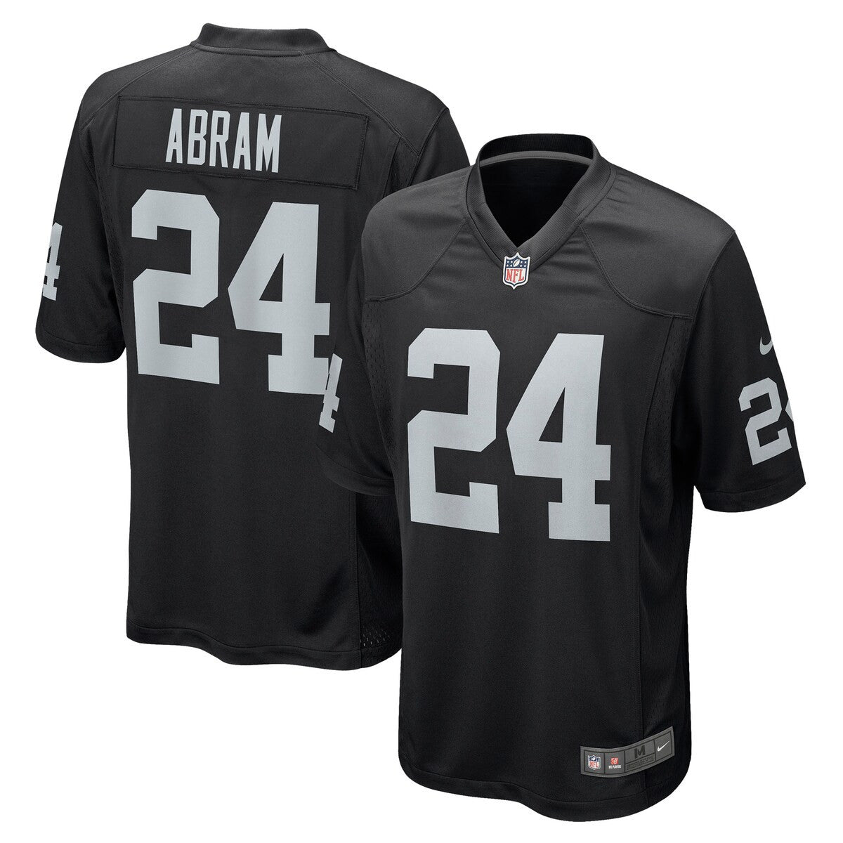 Johnathan Abram Las Vegas Raiders Nike Player Game Jersey Black