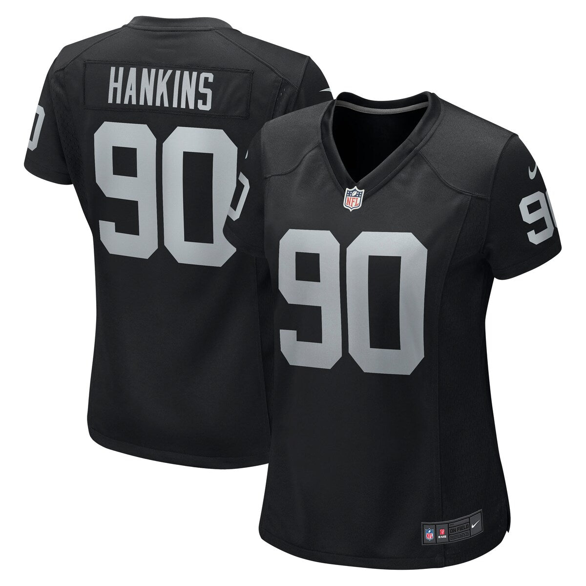 Johnathan Hankins Las Vegas Raiders Nike Womens Game Jersey Black