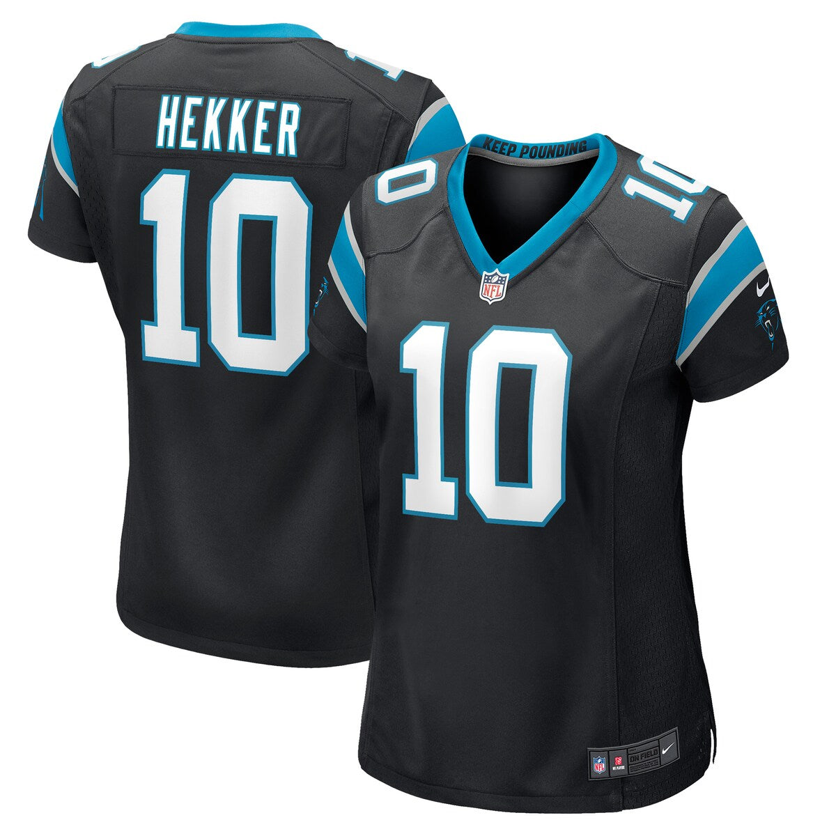 Johnny Hekker Carolina Panthers Nike Womens Game Player Jersey Black
