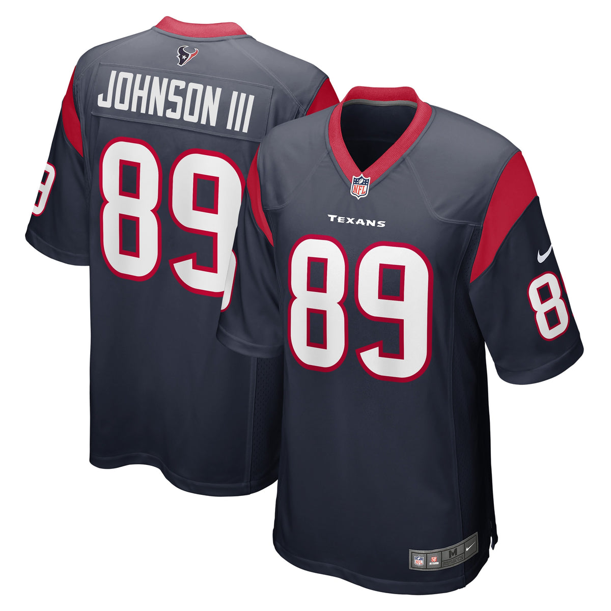 Johnny Johnson Iii Houston Texans Nike Game Player Jersey Navy