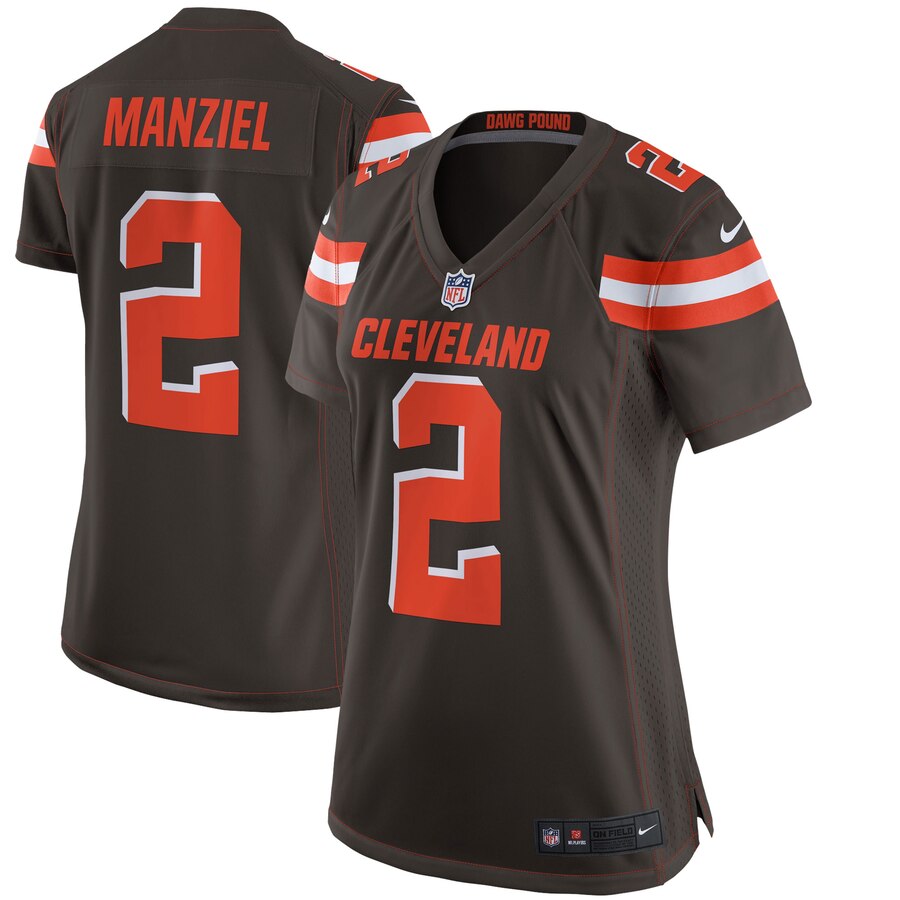 Johnny Manziel Cleveland Browns Nike Womens Game Jersey Brown