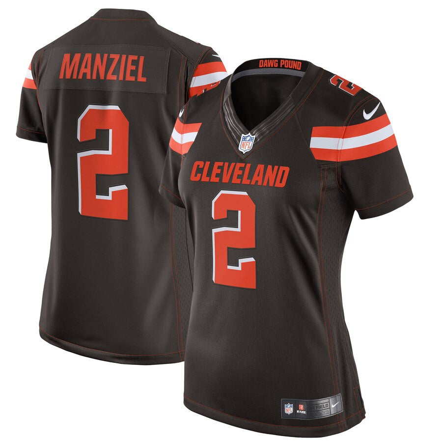 Johnny Manziel Cleveland Browns Nike Womens Limited Jersey Brown