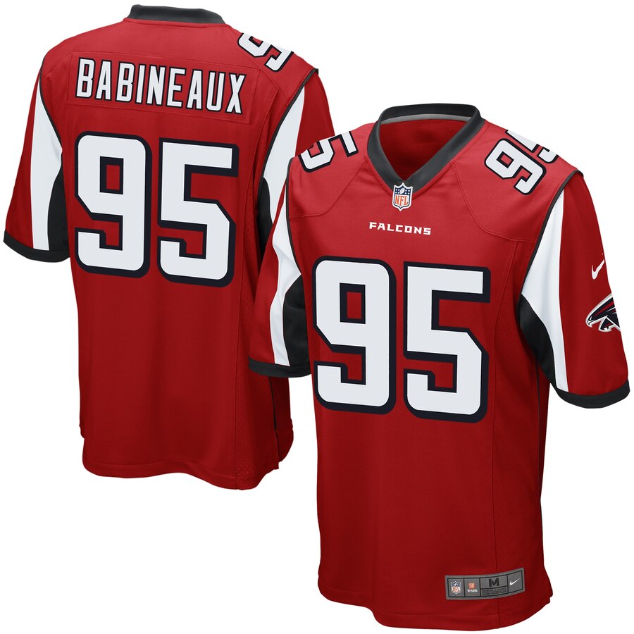 Jonathan Babineaux Atlanta Falcons Nike Youth Team Color Game Jersey Red