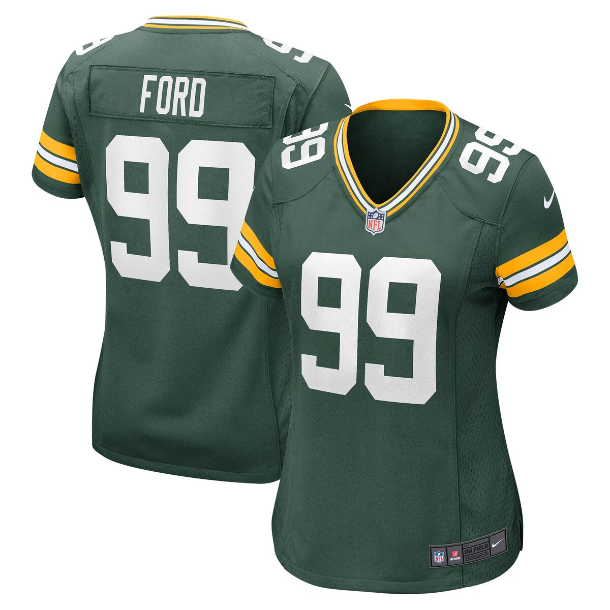 Jonathan Ford Green Bay Packers Nike Womens Player Game Jersey Green