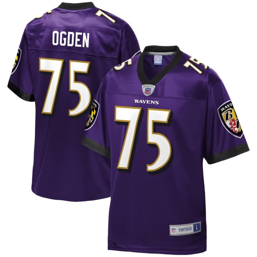 Jonathan Ogden Baltimore Ravens Nfl Pro Line Retired Player Jersey Purple