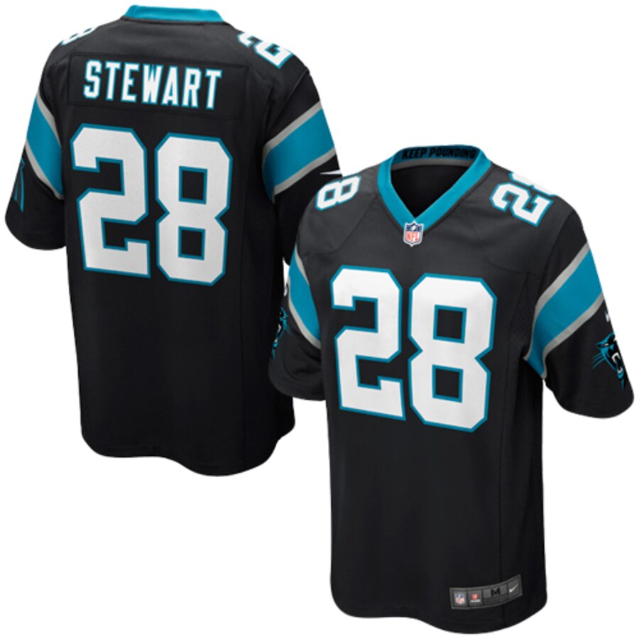Jonathan Stewart Carolina Panthers Nike Youth Game Jersey Black