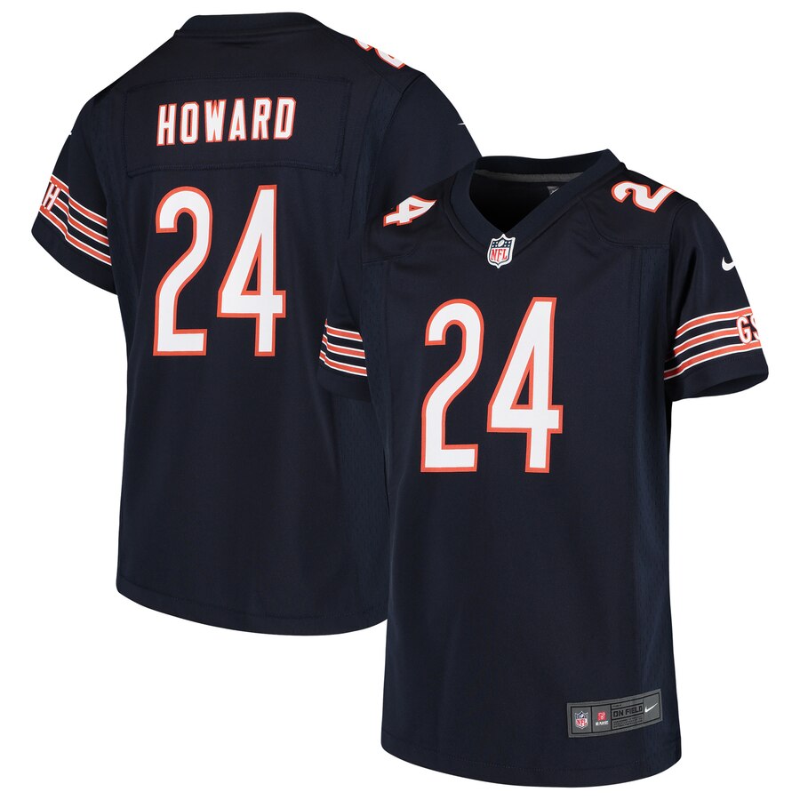 Jordan Howard Chicago Bears Nike Girls Youth Game Jersey Navy