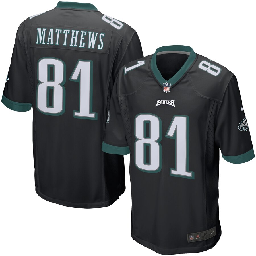Jordan Matthews Philadelphia Eagles Nike Youth Alternate Game Jersey Black