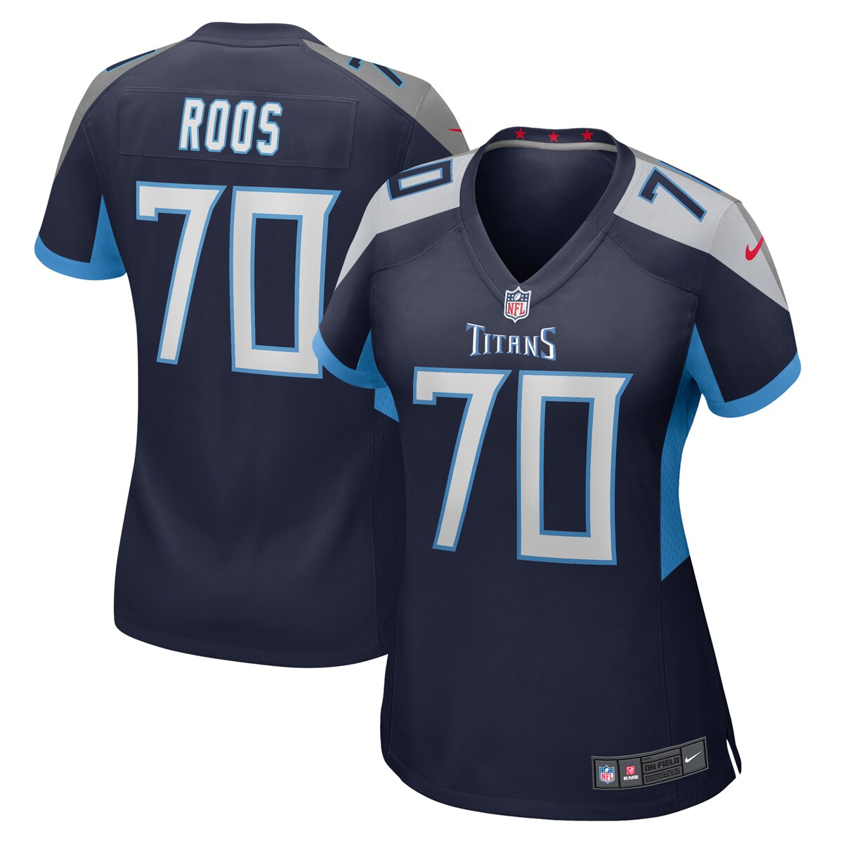 Jordan Roos Tennessee Titans Nike Womens Game Player Jersey Navy