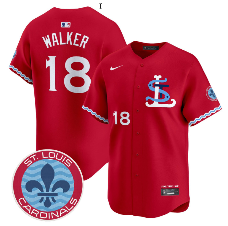 Jordan Walker Jersey #18 St. Louis Cardinals City Connect Vapor Premier Limited