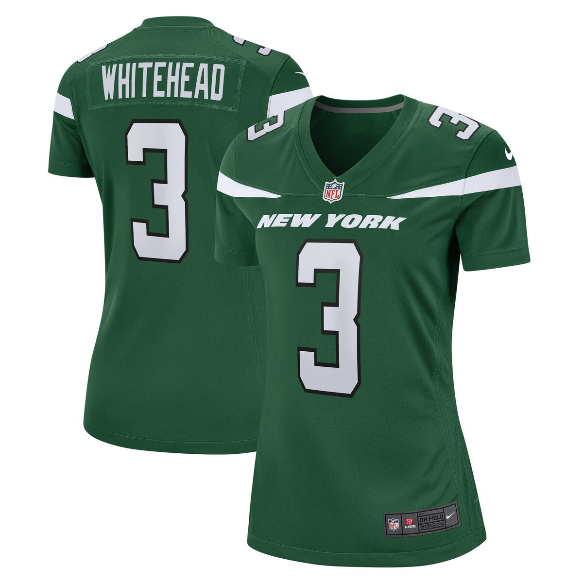 Jordan Whitehead New York Jets Nike Womens Game Player Jersey Gotham Green