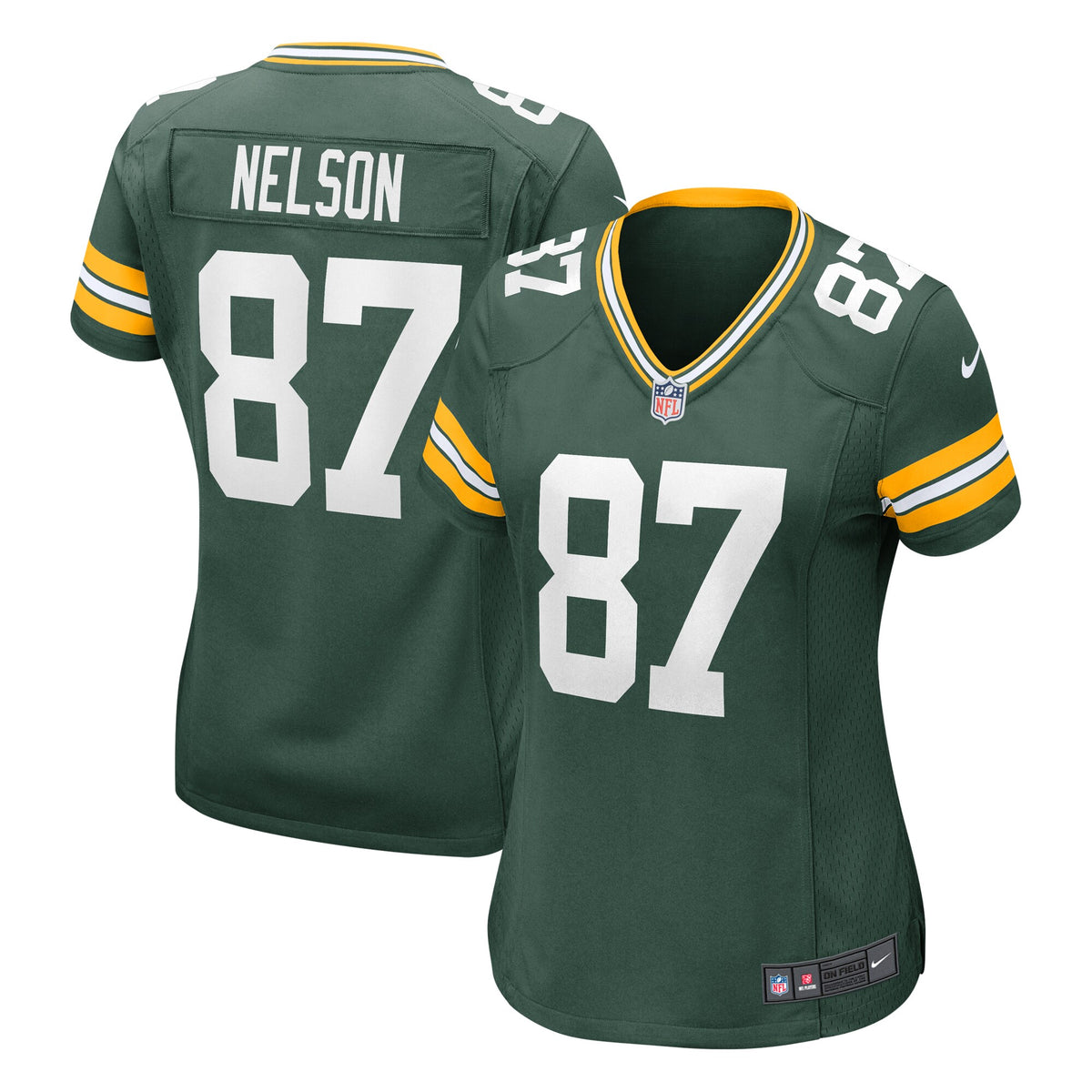 Jordy Nelson Green Bay Packers Nike Womens Retired Game Jersey Green