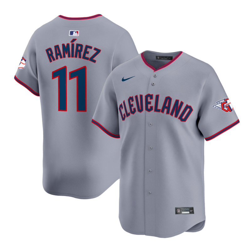 Jos Ramrez Jersey #11 Cleveland Guardians 2025 Vapor Premier Limited All Stitche