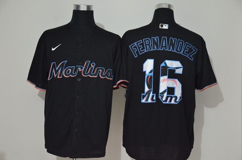 Jose Fernandez 16 2020 Mlb Black Jersey