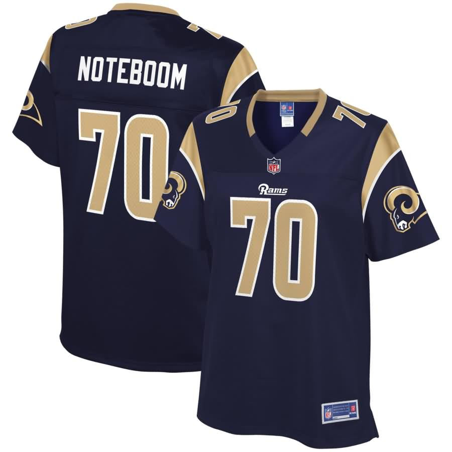 Joseph Noteboom Los Angeles Rams Nfl Pro Line Womens Player Jersey Navy