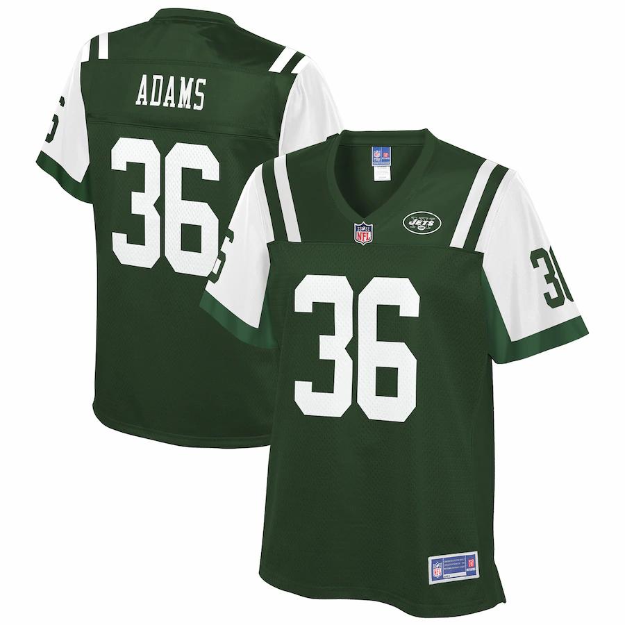 Josh Adams New York Jets Nfl Pro Line Womens Player Jersey Gotham Green