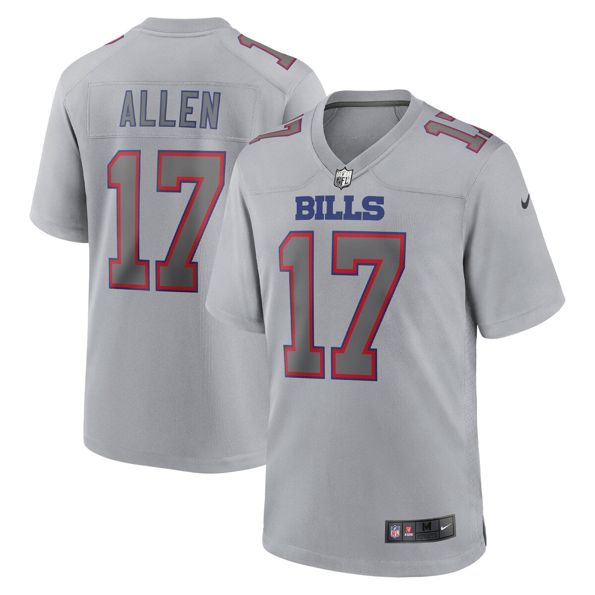 Josh Allen Buffalo Bills Nike Atmosphere Fashion Game Jersey Gray