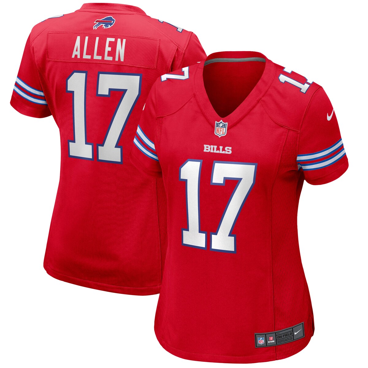 Josh Allen Buffalo Bills Nike Womens Alternate Game Player Jersey Red