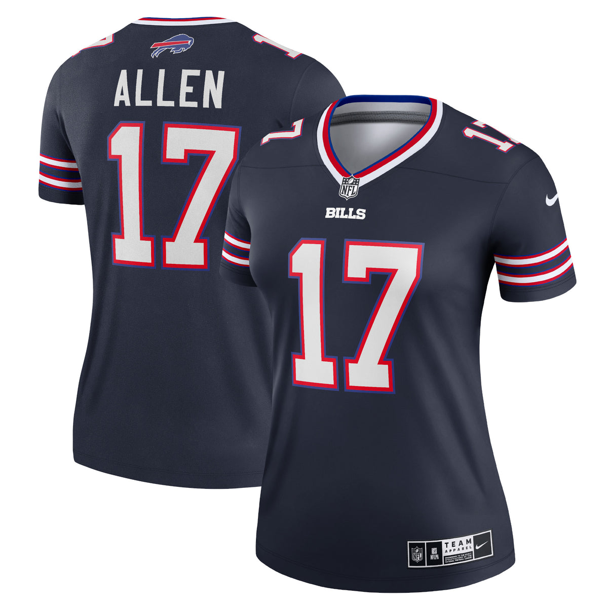 Josh Allen Buffalo Bills Nike Womens Inverted Legend Jersey Navy
