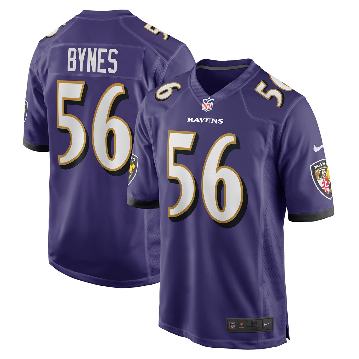 Josh Bynes Baltimore Ravens Nike Game Jersey Purple