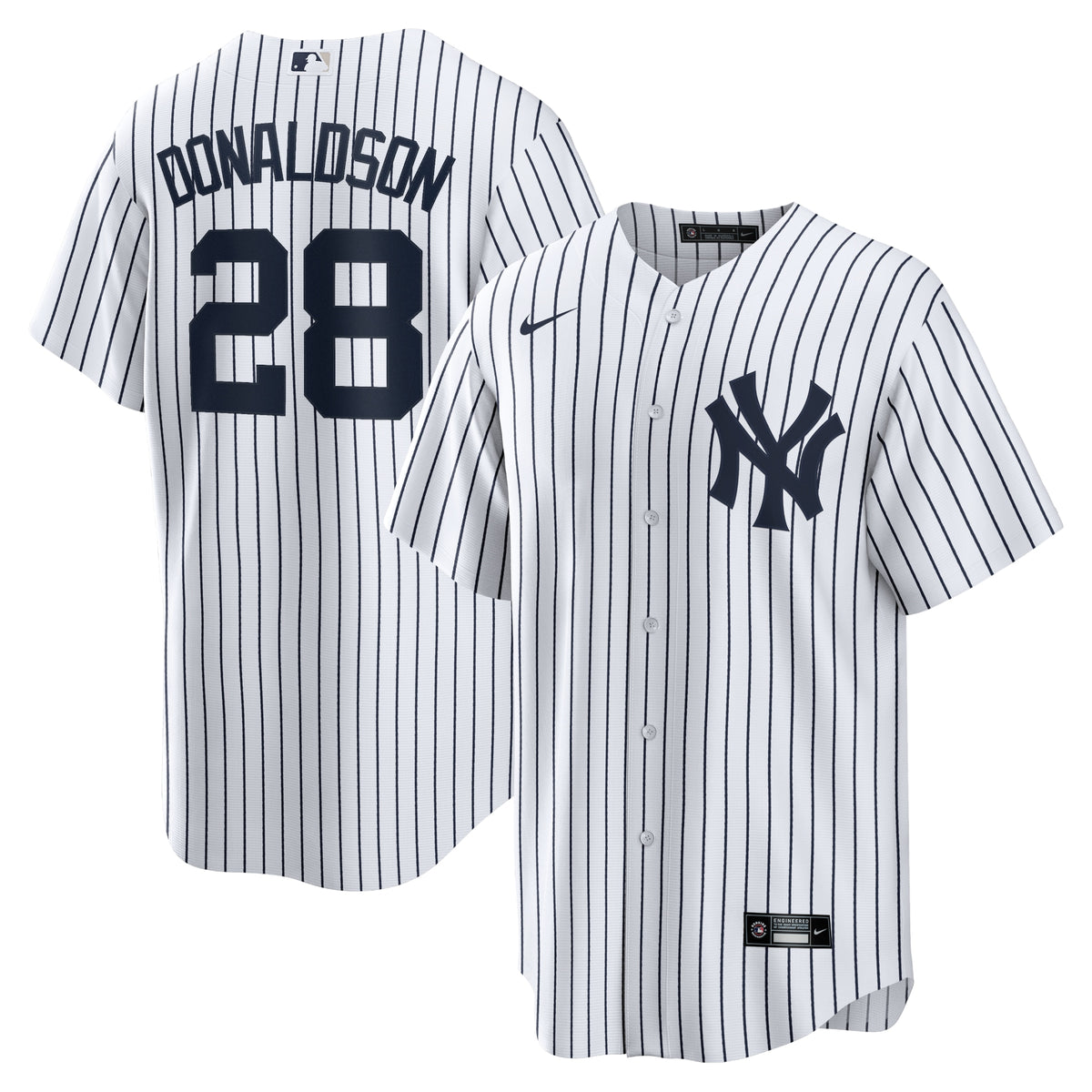 Josh Donaldson New York Yankees Nike Home Replica Player Jersey Whitenavy
