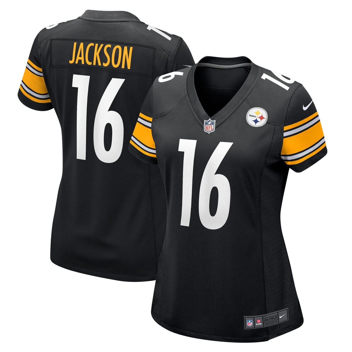 Josh Jackson Pittsburgh Steelers Nike Womens Game Player Jersey Black