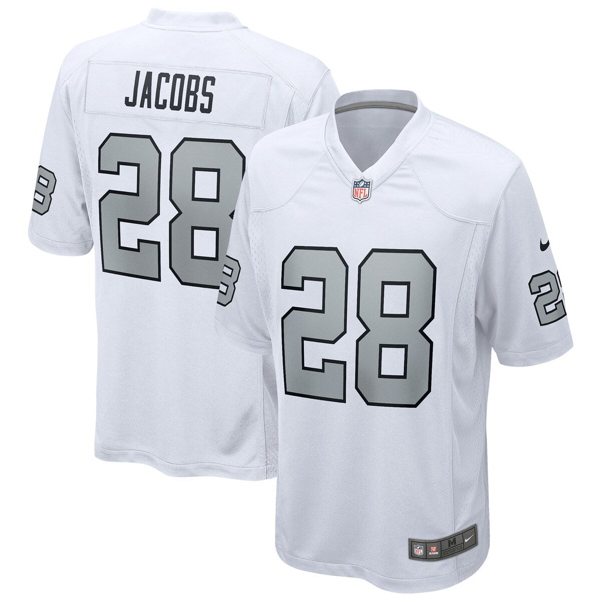 Josh Jacobs Las Vegas Raiders Nike Alternate Game Jersey White